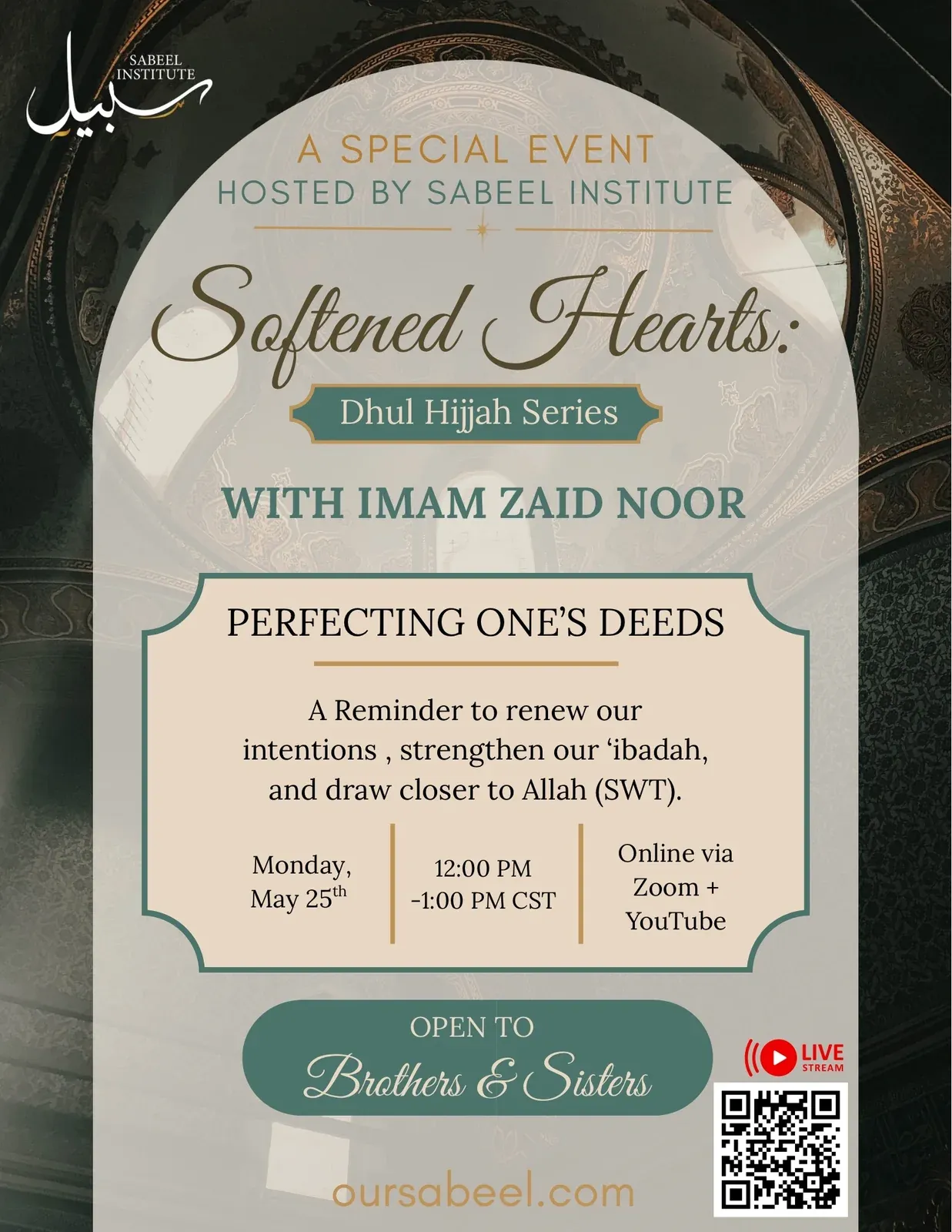Flyer for Perfecting One's Deeds