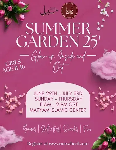 Flyer for Summer Garden