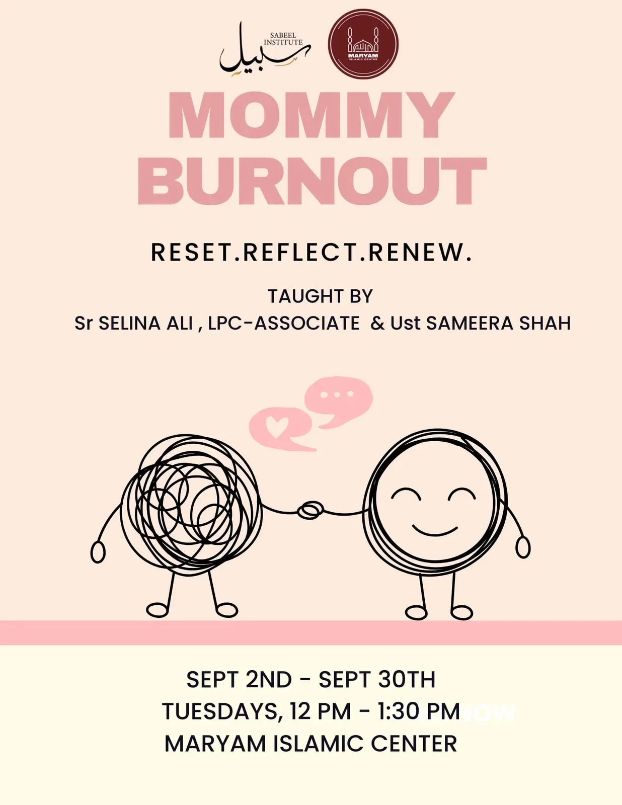 Flyer for Mommy Burnout