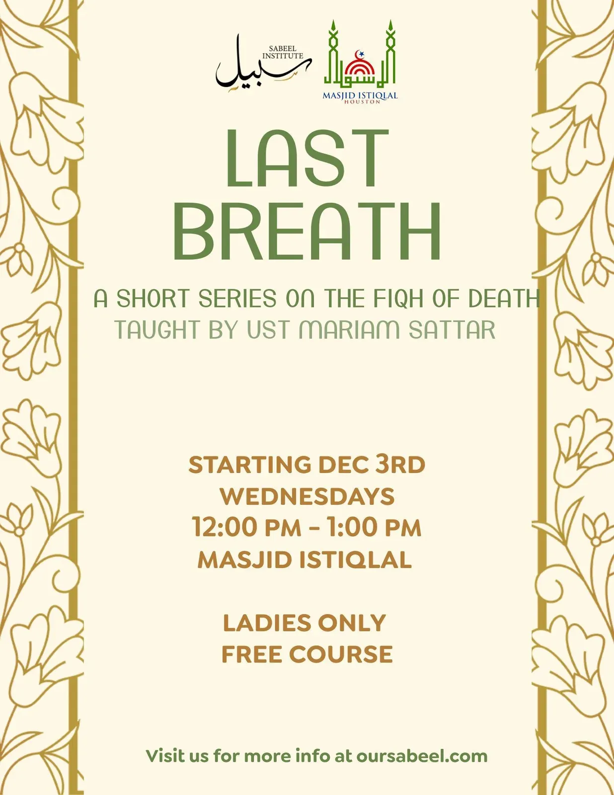 Flyer for Last Breath