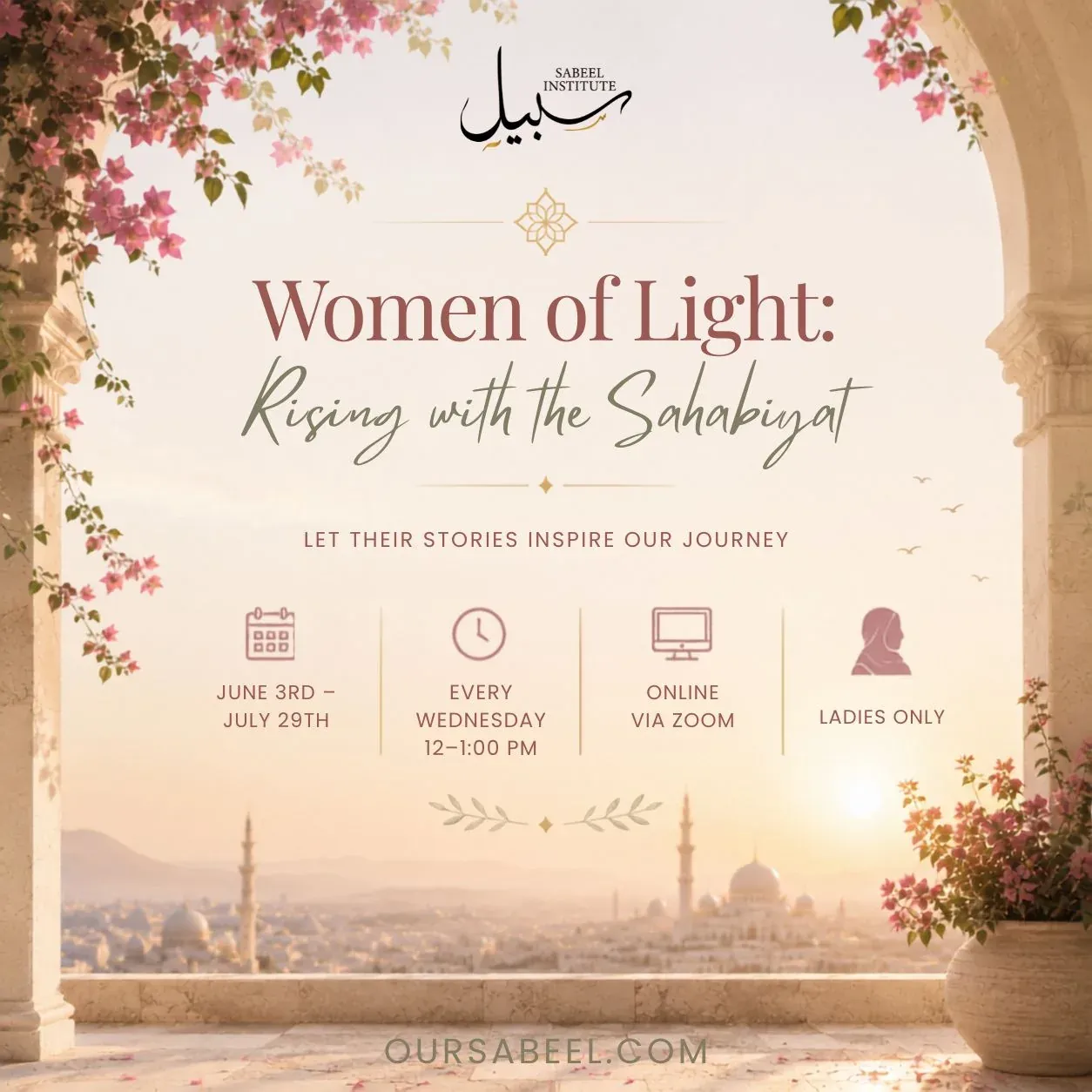 Flyer for Women of Light