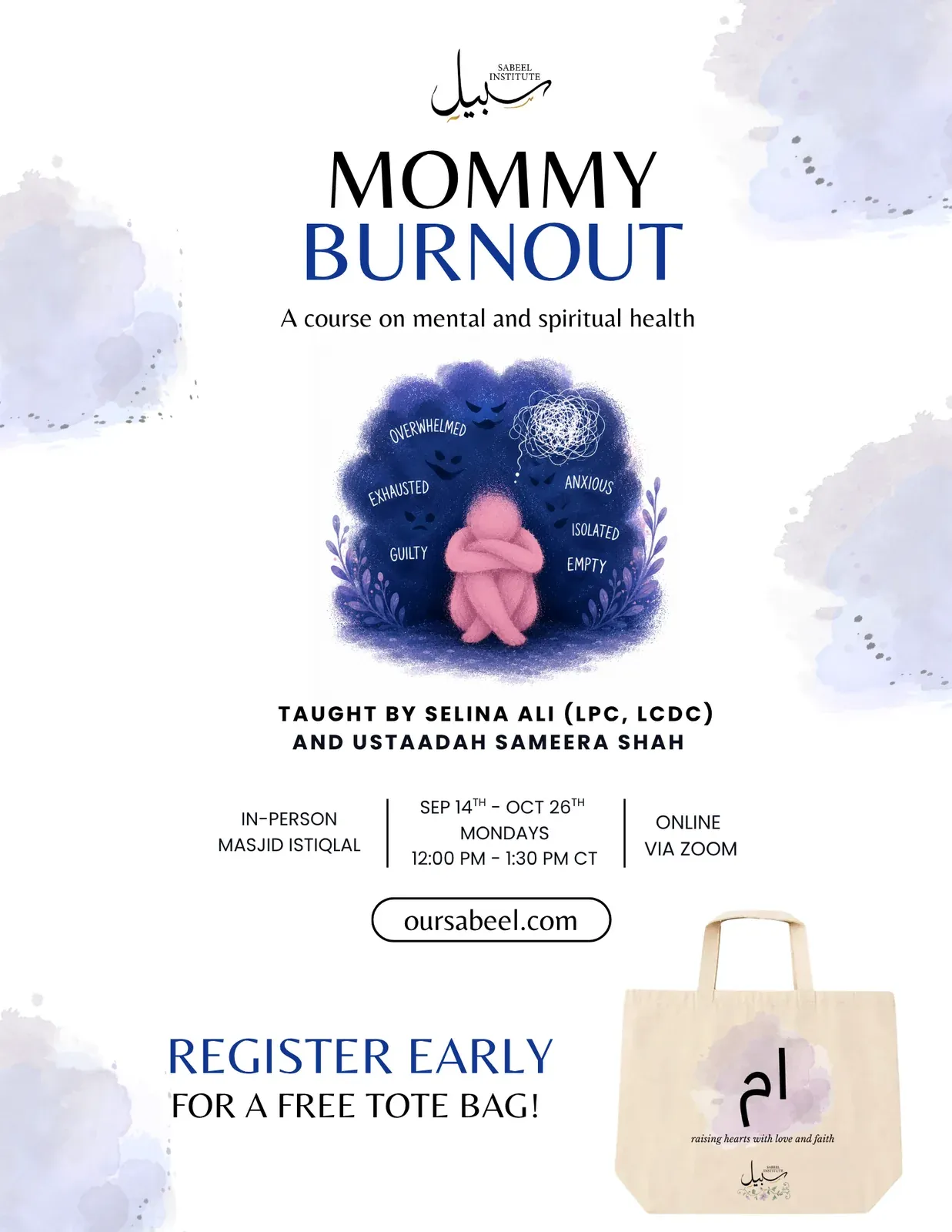 Flyer for Mommy Burnout