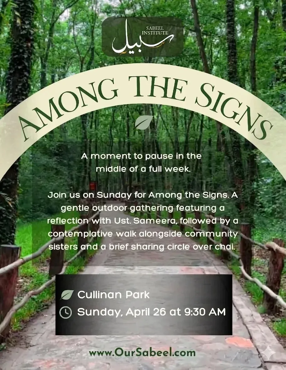 Flyer for Among the Signs